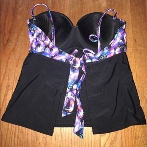 Top half of tankini bathing suit